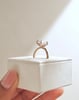 18k Rose Gold | High Set | 2.22ct - F - VVS2 Emerald Lab Diamond