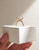 18k Yellow Gold | High Set | 2.6ct - D - VVS2 Emerald Lab Diamond