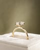 18k Yellow Gold | High Set | 2.09ct - E - VVS2 Emerald Lab Diamond