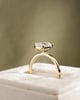 18k Yellow Gold | High Set | 2.1ct - E - VVS2 Emerald Lab Diamond