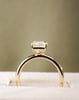 18k Yellow Gold | High Set | 2.09ct - D - VVS2 Emerald Lab Diamond