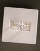 18k Yellow Gold | 9x6.5mm Oval Moissanite | Lab Diamond side stones