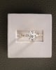 18k Yellow Gold | 9x6.5mm Oval Moissanite | Lab Diamond side stones