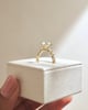 18k Yellow Gold | 1.46ct - D - VS1 Oval Lab Diamond | Lab Diamond side stones