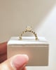 18k Yellow Gold | 1.46ct - D - VS1 Oval Lab Diamond | Lab Diamond side stones
