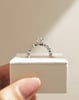 Platinum | 1.35ct - E - VS1 Oval Lab Diamond | Lab Diamond side stones