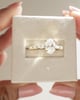 18k Yellow Gold | 1.51ct - E - VVS2 Oval Lab Diamond | Lab Diamond side stones