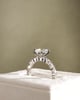Platinum | 2.08ct - E - VVS2 Oval Lab Diamond | Lab Diamond side stones
