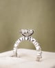 Platinum | 1.61ct - D - VVS2 Oval Lab Diamond | Lab Diamond side stones