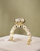 18k Yellow Gold | 2.03ct - D - VVS1 Oval Lab Diamond | Lab Diamond side stones