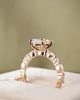 18k Rose Gold | 2.04ct - D - VVS1 Oval Lab Diamond | Lab Diamond side stones