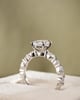 Platinum | 1.56ct - D - VS1 Oval Lab Diamond | Lab Diamond side stones