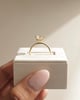 18k Yellow Gold | 2.08ct - F - VS1 Round Lab Diamond | Lab Diamond side stones