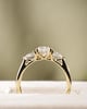 18k Yellow Gold | 1.03ct - E - VS1 Oval Lab Diamond | Lab Diamond side stones