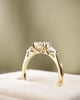 18k Yellow Gold | 1.03ct - E - VS1 Oval Lab Diamond | Lab Diamond side stones