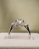 Platinum | 2.01ct - D - VVS2 Oval Lab Diamond | Lab Diamond side stones