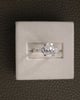 Platinum | 2.01ct - D - VVS2 Oval Lab Diamond | Lab Diamond side stones
