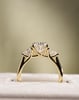 18k Yellow Gold | 2.07ct - D - VS1 Oval Lab Diamond | Lab Diamond side stones