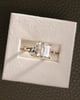 18k Yellow Gold | 1.51ct - E - VVS2 Pear Lab Diamond | 1.8ct - E - VS1 Emerald Lab Diamond