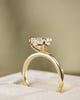 18k Yellow Gold | Eagle Claw | 2.1ct - E - VVS2 Pear Lab Diamond
