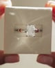 Platinum | High Set | 2.51ct - F - VVS2 Radiant Lab Diamond | Lab Diamond side stones