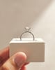 Platinum | High Set | 2.51ct - F - VVS2 Radiant Lab Diamond | Lab Diamond side stones