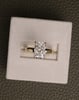 18k Yellow Gold | High Set | 3.01ct - F - VVS2 Radiant Lab Diamond | Lab Diamond side stones