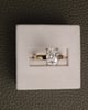 18k Yellow Gold | High Set | 3.01ct - F - VVS2 Radiant Lab Diamond | Lab Diamond side stones