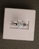 Platinum | Low Set | 2.96ct - F - VVS2 Radiant Lab Diamond | Lab Diamond side stones