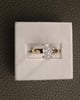 18k Yellow Gold | Low Set | 2.1ct - D - VVS2 Radiant Lab Diamond | Lab Diamond side stones