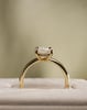18k Yellow Gold | Low Set | 2.1ct - D - VVS2 Radiant Lab Diamond | Lab Diamond side stones