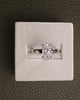 Platinum | Low Set | 2.1ct - D - VVS1 Radiant Lab Diamond | Lab Diamond side stones