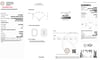 Platinum | Low Set | 2.1ct - D - VVS1 Radiant Lab Diamond | Lab Diamond side stones