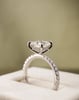 Platinum | 2.05ct - F - VVS2 Princess Lab Diamond | Lab Diamond side stones