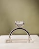 Platinum | 2.05ct - F - VVS2 Princess Lab Diamond | Lab Diamond side stones