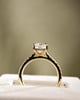 18k Yellow Gold | 2ct - E - VS1 Elongated Cushion Lab Diamond | Lab Diamond side stones