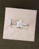 Platinum | 3.09ct - E - VVS2 Elongated Cushion Lab Diamond | Lab Diamond side stones
