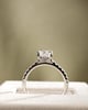 Platinum | 1.51ct - D - VS1 Elongated Cushion Lab Diamond | Lab Diamond side stones
