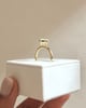 18k Yellow Gold | RTS AU - online | 9x6.5mm Oval Moissanite