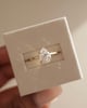 18k Yellow Gold | 10x7mm Pear Moissanite