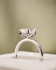 Platinum | High Set | 2.48ct - E - VS1 Elongated Cushion Lab Diamond | Lab Diamond side stones