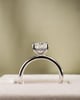 Platinum | High Set | 2.48ct - E - VS1 Elongated Cushion Lab Diamond | Lab Diamond side stones