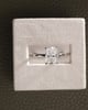 Platinum | High Set | 2.48ct - E - VS1 Elongated Cushion Lab Diamond | Lab Diamond side stones