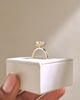 18k Yellow Gold | High Set | 1.99ct - E - VS1 Elongated Cushion Lab Diamond | Lab Diamond side stones