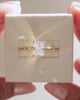 18k Yellow Gold | High Set | 2.05ct - F - VVS2 Elongated Cushion Lab Diamond | Lab Diamond side stones | #2