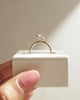 18k Rose Gold | High Set | 2.1ct - F - VVS2 Elongated Cushion Lab Diamond | Lab Diamond side stones