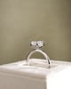 Platinum | High Set | 2.03ct - D - VVS2 Elongated Cushion Lab Diamond | Lab Diamond side stones