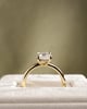 18k Yellow Gold | Low Set | 2.07ct - E - VVS2 Elongated Cushion Lab Diamond | Lab Diamond side stones