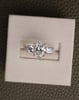 Platinum | 1.9ct - F - VVS2 Oval Lab Diamond | Lab Diamond side stones