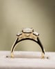 18k Yellow Gold | 2.11ct - E - VVS2 Radiant Lab Diamond | Lab Diamond side stones